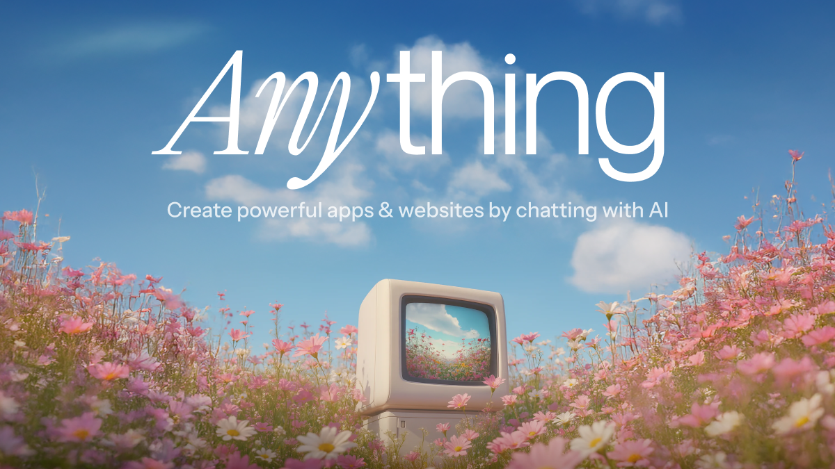Anything - AI app builder